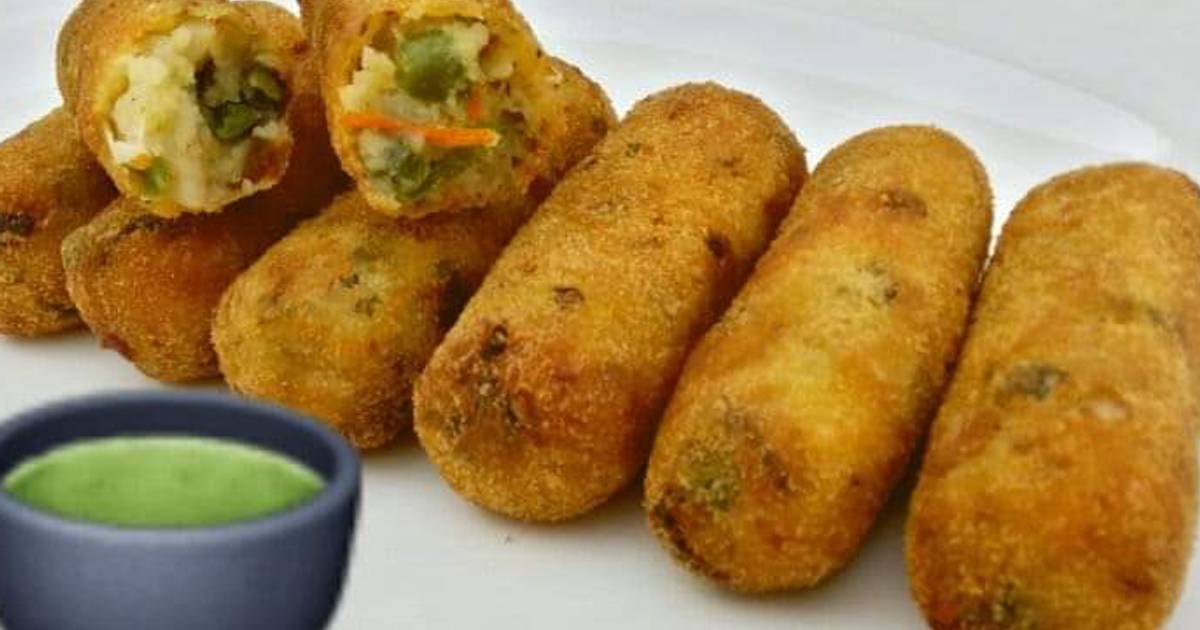Veg croquettes Recipe by Saba arshad Cookpad