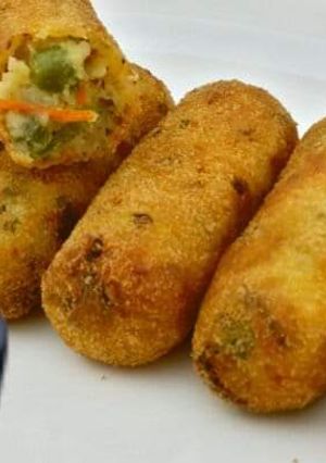 A picture of Veg croquettes.