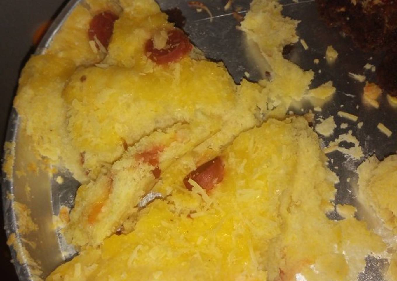 Roti Keju Tanam ala Pizza