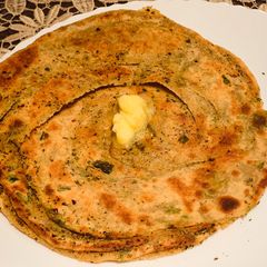 A picture of Dried Mint Paratha.