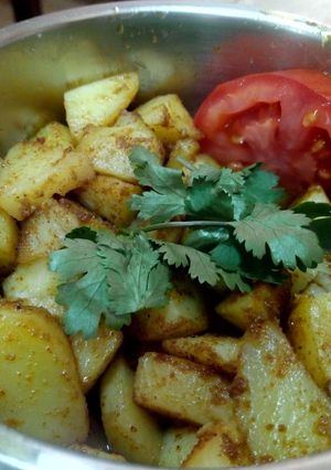 A picture of Simple Fry Aloo.