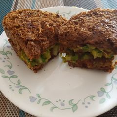 A picture of Gaucamole Veggie Sandwich.