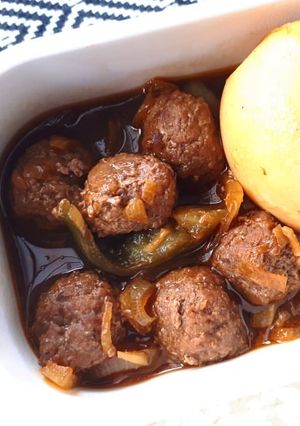 Foto resep Bistik Bola-Bola Daging Cincang