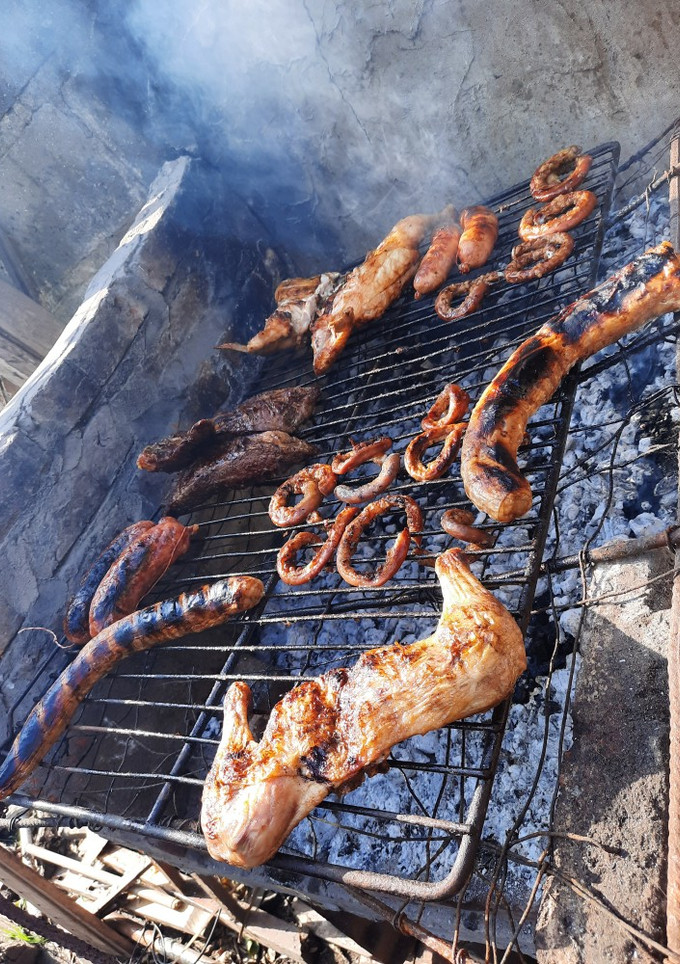 Una foto de Asado