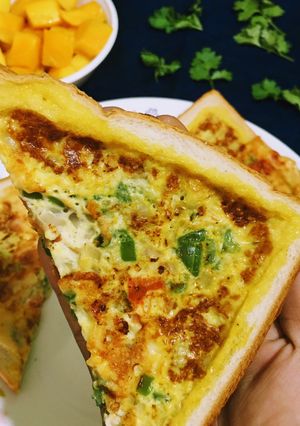 A picture of No bread Egg Toast.