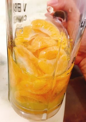 Hình của món Quýt ngâm đường phèn.