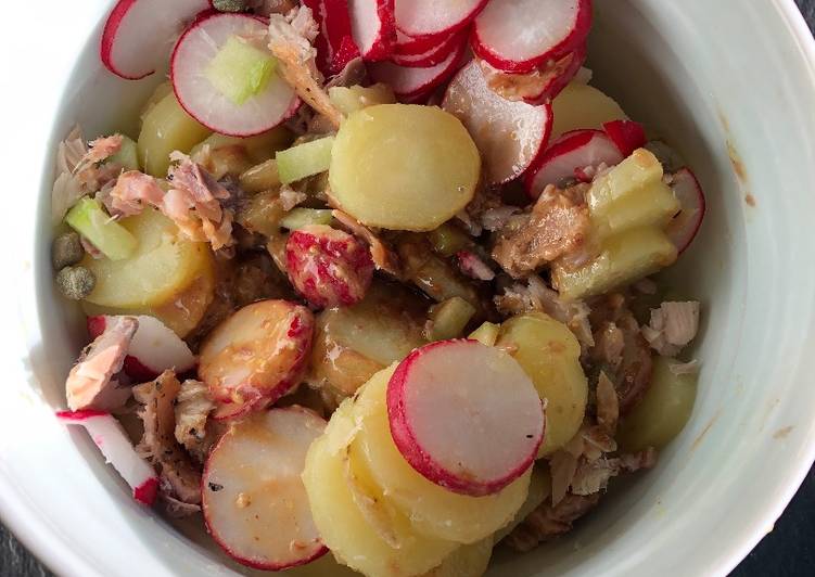 Comment Préparer Des Salade de pomme de terre / maquereaux