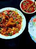 Chhola Samosa Chaat