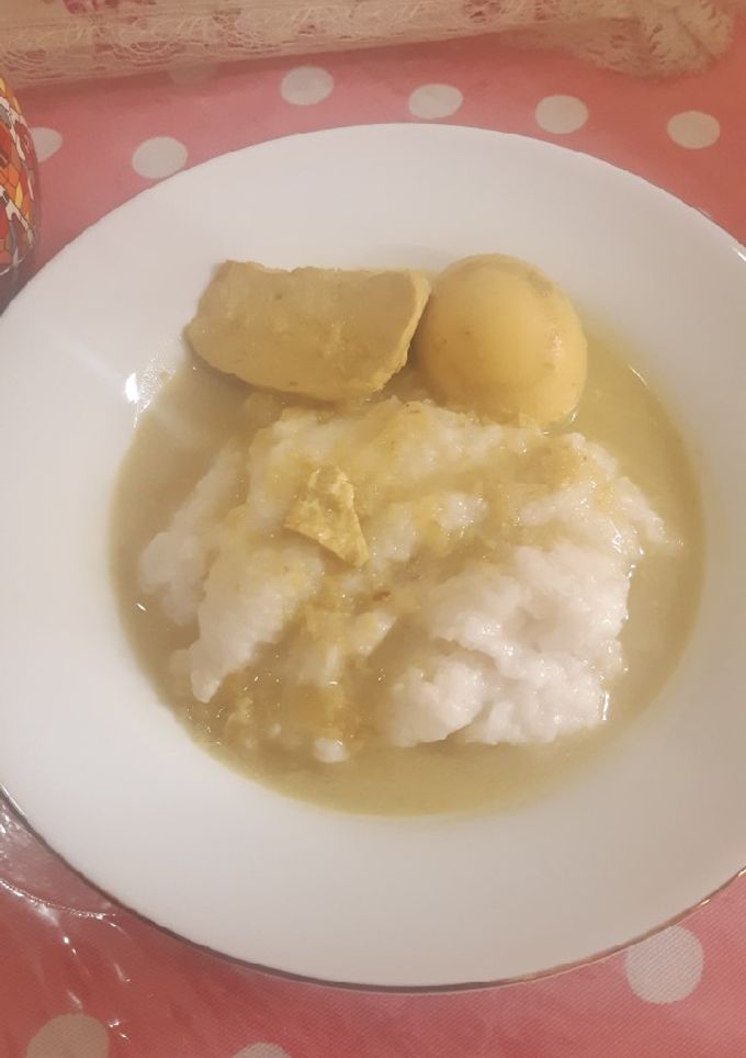Foto resep Bubur Terik Tahu Telur