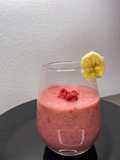 Smoothie de zmeură și banane