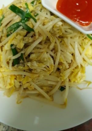 รูปของ ถั่วงอกผัดไข่
