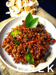 Foto resep Orek Tempe Kacang Tanah