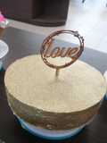 Glitter cake Tres leches