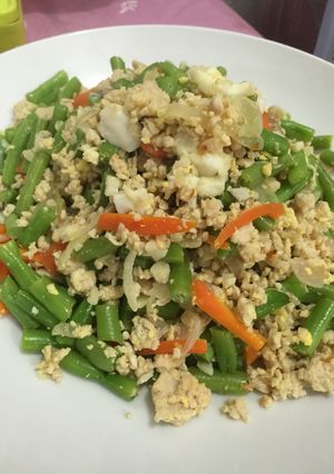 Foto resep Buncis Wortel cah Telor Orak Arik