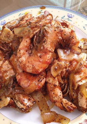 Foto resep Udang Goreng Mentega Lada Hitam
