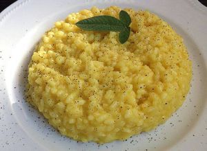 Una foto de Risotto a la Milanesa