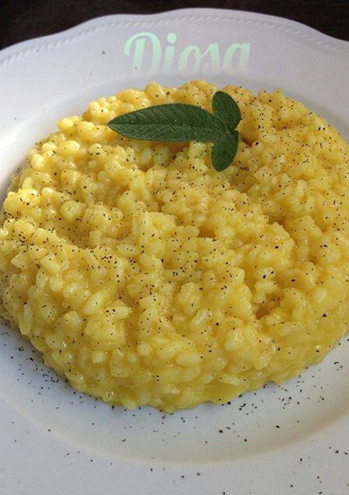 Una foto de Risotto a la Milanesa