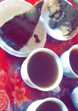 صورة لوصفة كيكة الشكولاتة بالخلاطه 😍😍❤