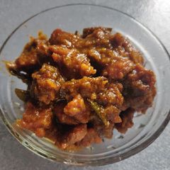 A picture of Mutton Chukka.