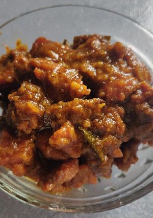A picture of Mutton Chukka.