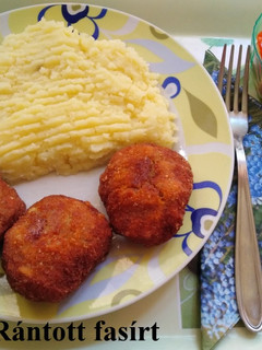 Rántott fasírt recept fotója