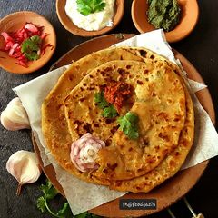 A picture of Punjabi Aloo Paratha.