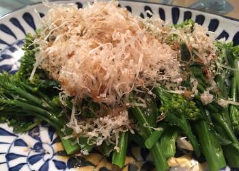 How to Make Yummy Boiled minibroccoli ponzu dressing