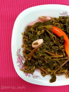 عکسی از دستور ترشی خرفه