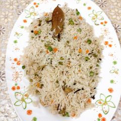 A picture of Garam Masala Pulao.