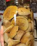 Білі грибочки мариновані на зиму 😍