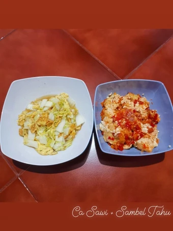 Cara Gampang Menyiapkan Resep Tumis Sawi Putih + Sambel Tahu yang Bisa Manjain Lidah Anti Ribet, Mantap Sekali