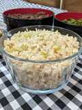 Arroz Integral com Talos de Couve
