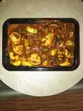 Tortellini z cukinią i pieczarkami