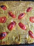 Pastel vegano de boniato y proteína de soja