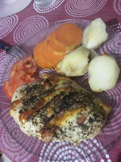 Una foto de Pechuga rellena