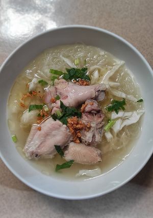 Foto resep Bihun Siram Ayam Kuah Rebus
