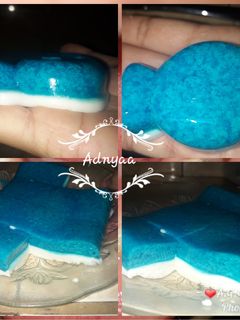 Foto resep Blue Ocean Puding Lumut #StepByStep #KamisManis