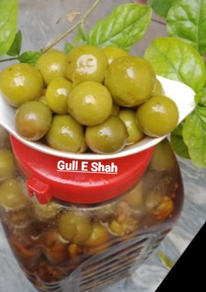 A picture of Lasooray Ka Achar.