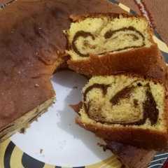 Cake marmer lembut moist / Marbel রেসিপির প্রধান ছবি