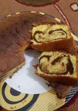 Foto resep Cake marmer lembut moist / Marbel