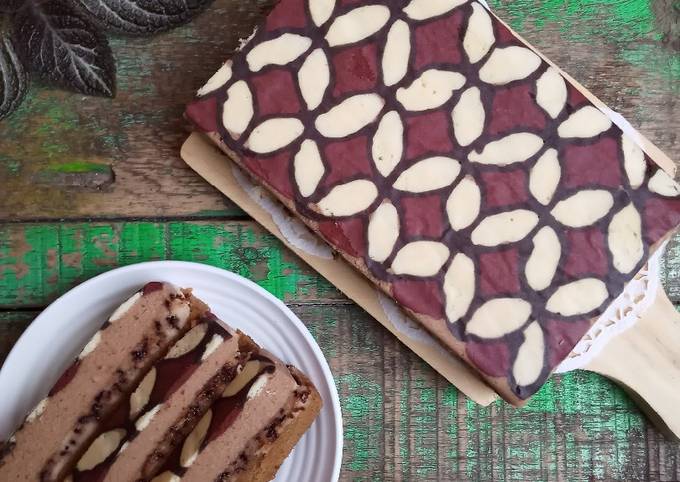 Resep Trio Chocomoca Batik Cake Oleh Sulis Ummusalma Cookpad