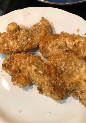 Una foto de Chicken tenders sin pan rallado