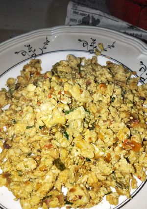 A picture of Egg bhurji.