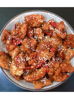 Foto resep Honey Spicy Garlic Chicken