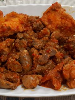 Foto resep Ati ampela tahu bumbu bali
