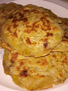 Una foto de Tortitas de plátano y pan