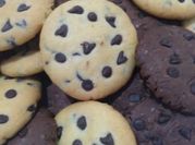 A picture of choco cookies