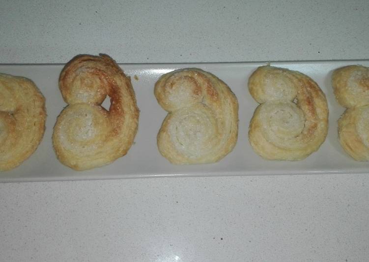 💖 Masa de hojaldre y palmeritas