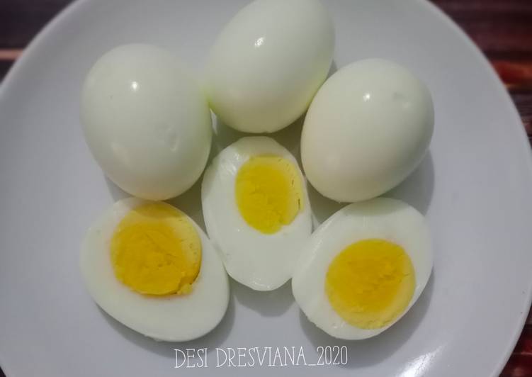 Bagaimana Membuat Telur Rebus Hemat Gas cuma 5 menit😉 yang Enak