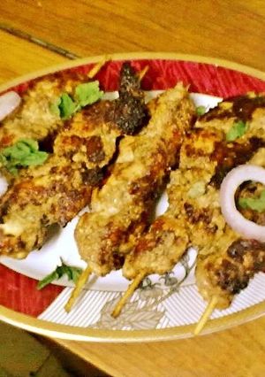 A picture of Chicken Bihari sticks.